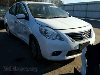 2014 Nissan VERSA Versa S/S, white — VIN 3N1CN7AP0EL837427, Copart