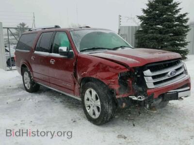 2015 Ford EXPEDITION, red — VIN 1FMJK1MT4FEF25658, Copart