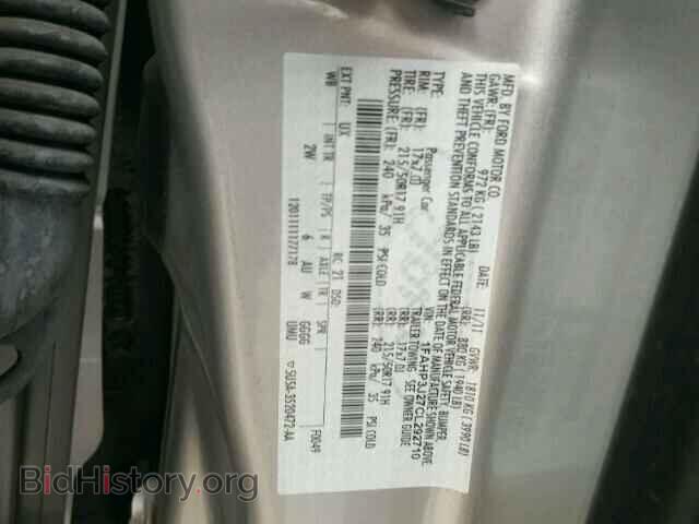 2012 FORD FOCUS - VIN: 1FAHP3J27CL292710 - Фото 10