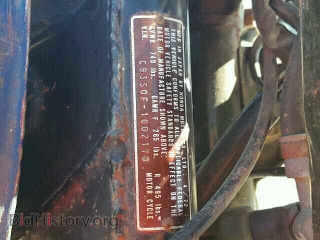 1973 HONDA CB CYCLE - VIN: CB350F1002170 - Photo 10