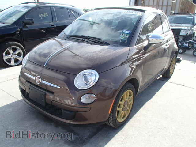 2012 FIAT 500 - VIN: 3C3CFFDR8CT360846 - Фото 2