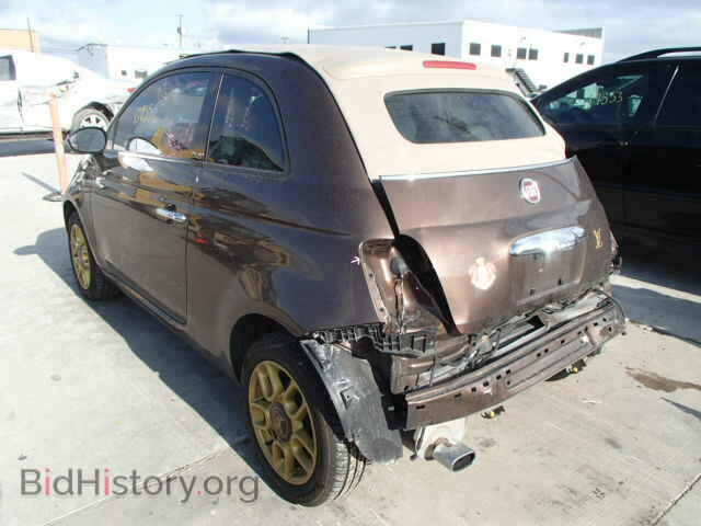2012 FIAT 500 - VIN: 3C3CFFDR8CT360846 - Фото 3