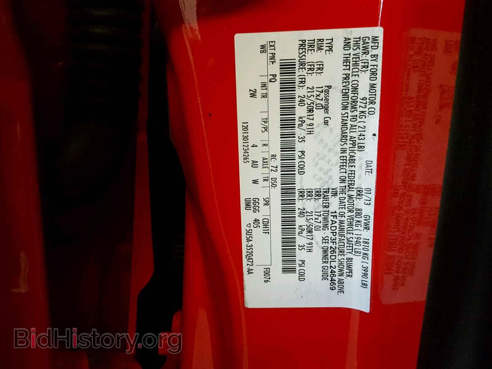2013 FORD FOCUS - VIN: 1FADP3F26DL246469 - Photo 10