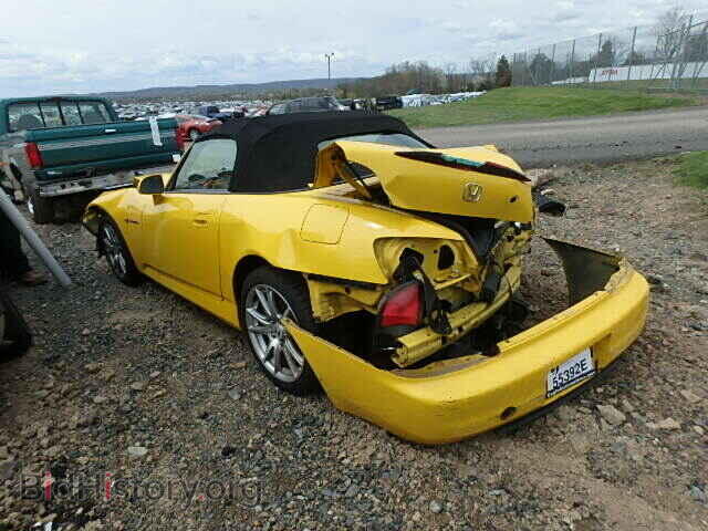 2002 HONDA S2000 - VIN: JHMAP114X2T007514 - Фото 3