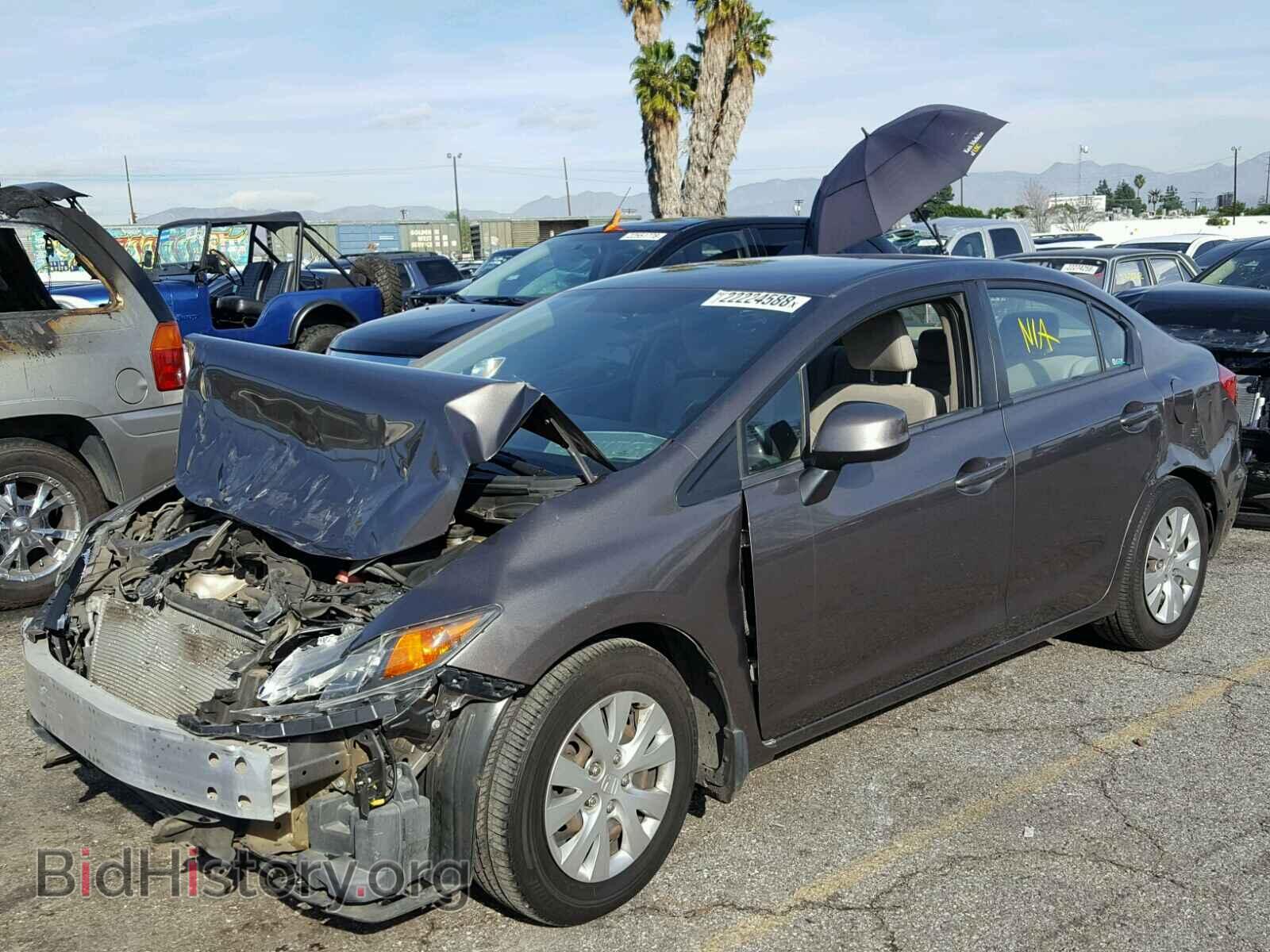 2012 HONDA CIVIC - VIN: 19XFB2F56CE300852 - Фото 2