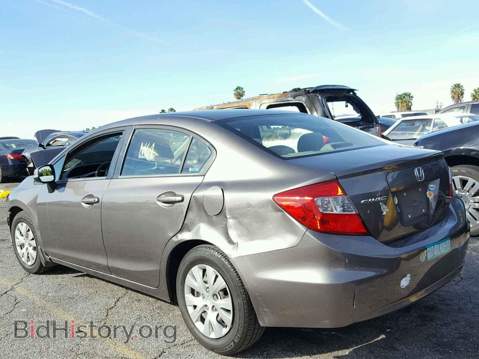 2012 HONDA CIVIC - VIN: 19XFB2F56CE300852 - Фото 3