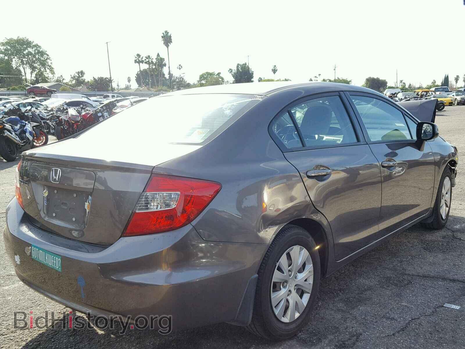 2012 HONDA CIVIC - VIN: 19XFB2F56CE300852 - Фото 4