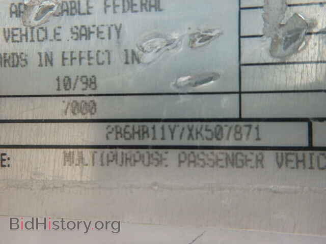 1999 DODGE RAM VAN - VIN: 2B6HB11Y7XK507871 - Фото 9