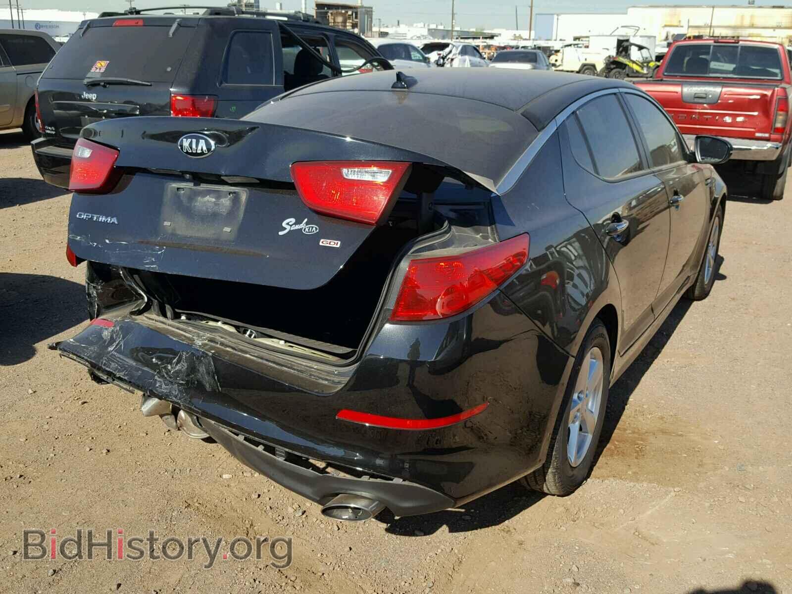 2015 KIA OPTIMA - VIN: KNAGM4A73F5651363 - Фото 4
