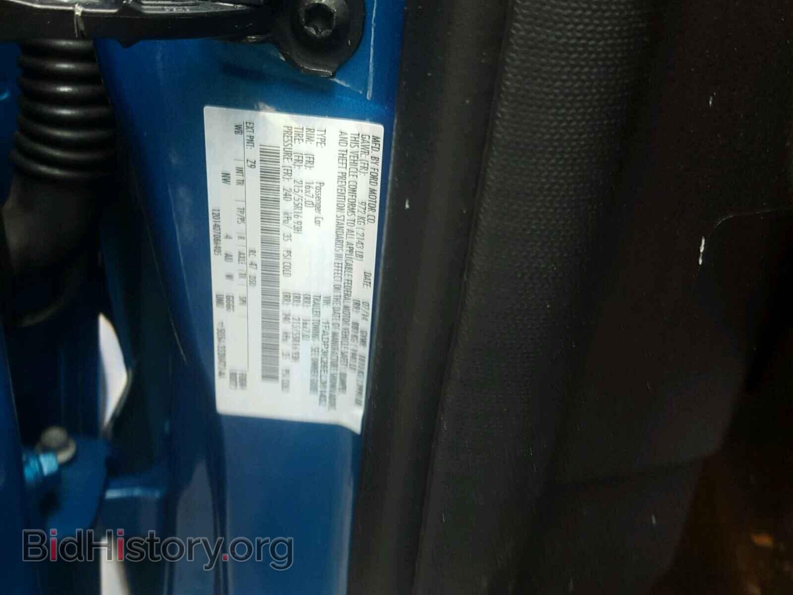 2014 FORD FOCUS - VIN: 1FADP3K26EL361452 - Фото 10