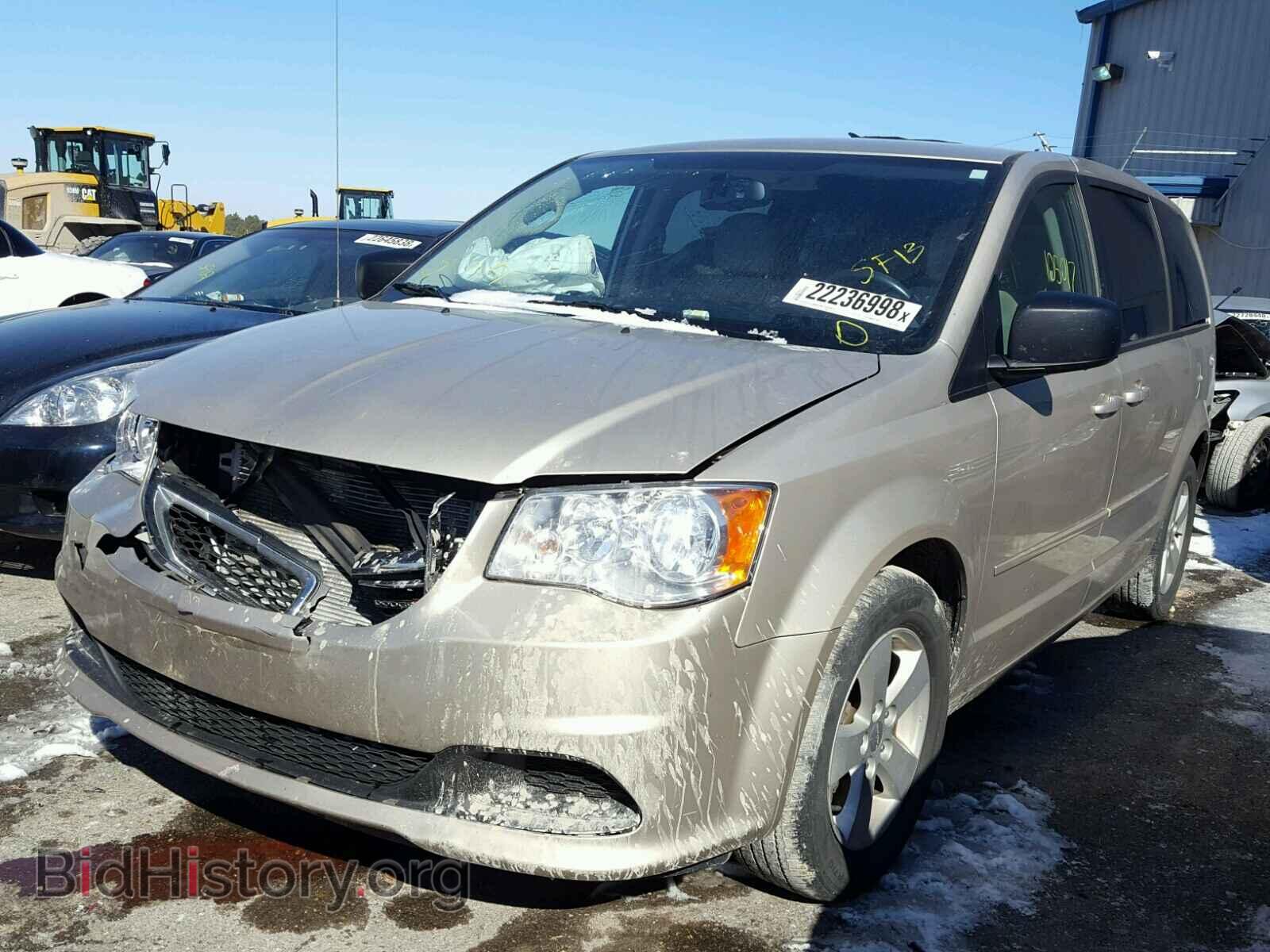 2013 DODGE CARAVAN - VIN: 2C4RDGBG3DR562646 - Фото 2