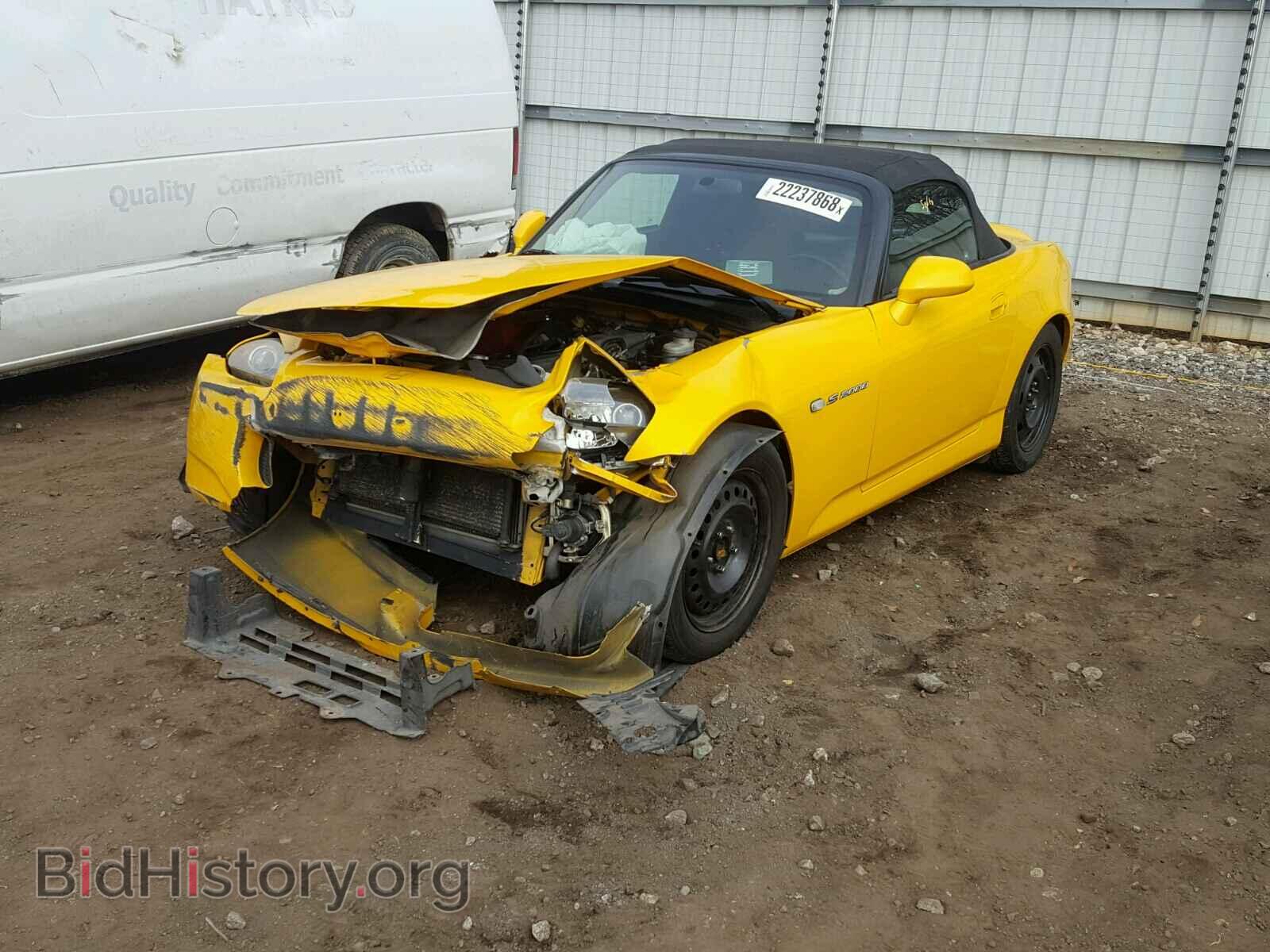 2004 HONDA S2000 - VIN: JHMAP214X4T005299 - Фото 2