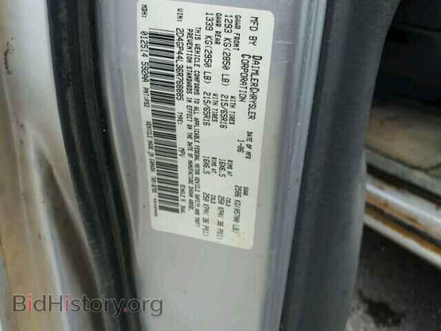 2006 DODGE CARAVAN - VIN: 2D4GP44L36R768885 - Фото 10