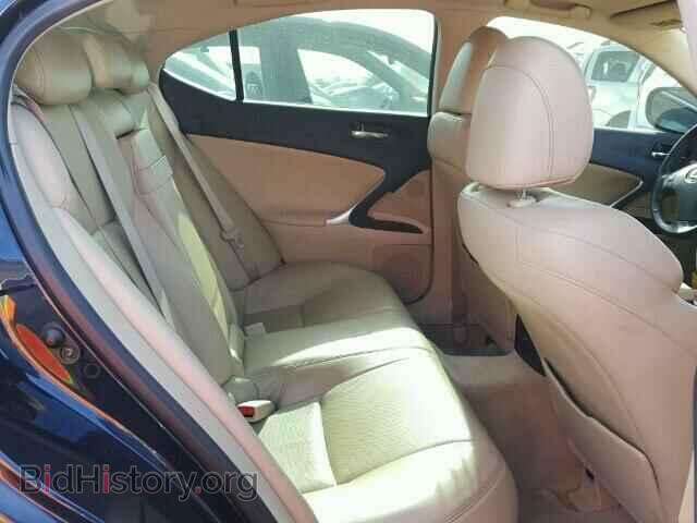 2007 LEXUS IS250 - VIN: JTHBK262175031096 - Фото 6