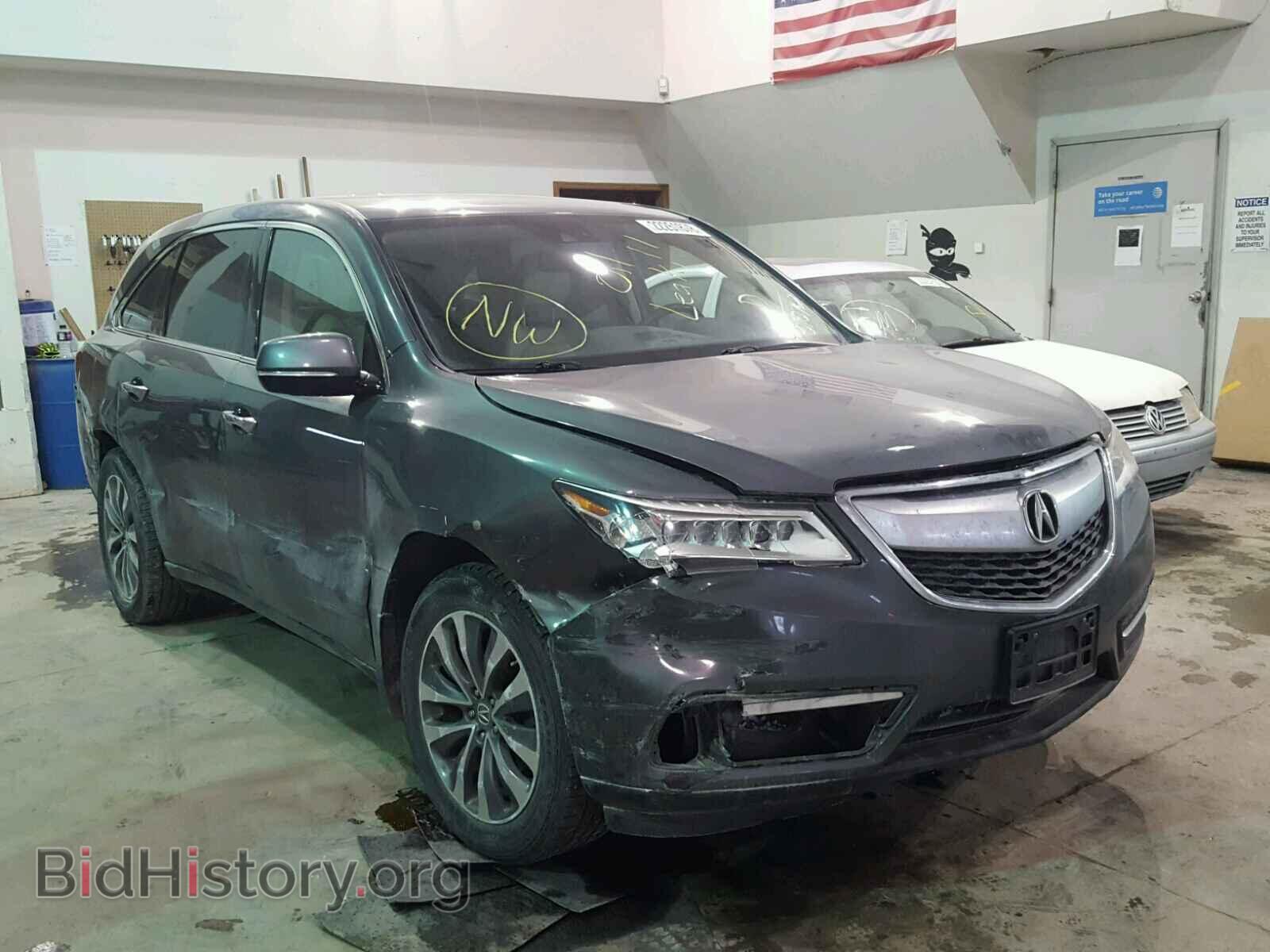 Фотография 5FRYD4H43EB010762 - ACURA MDX 2014