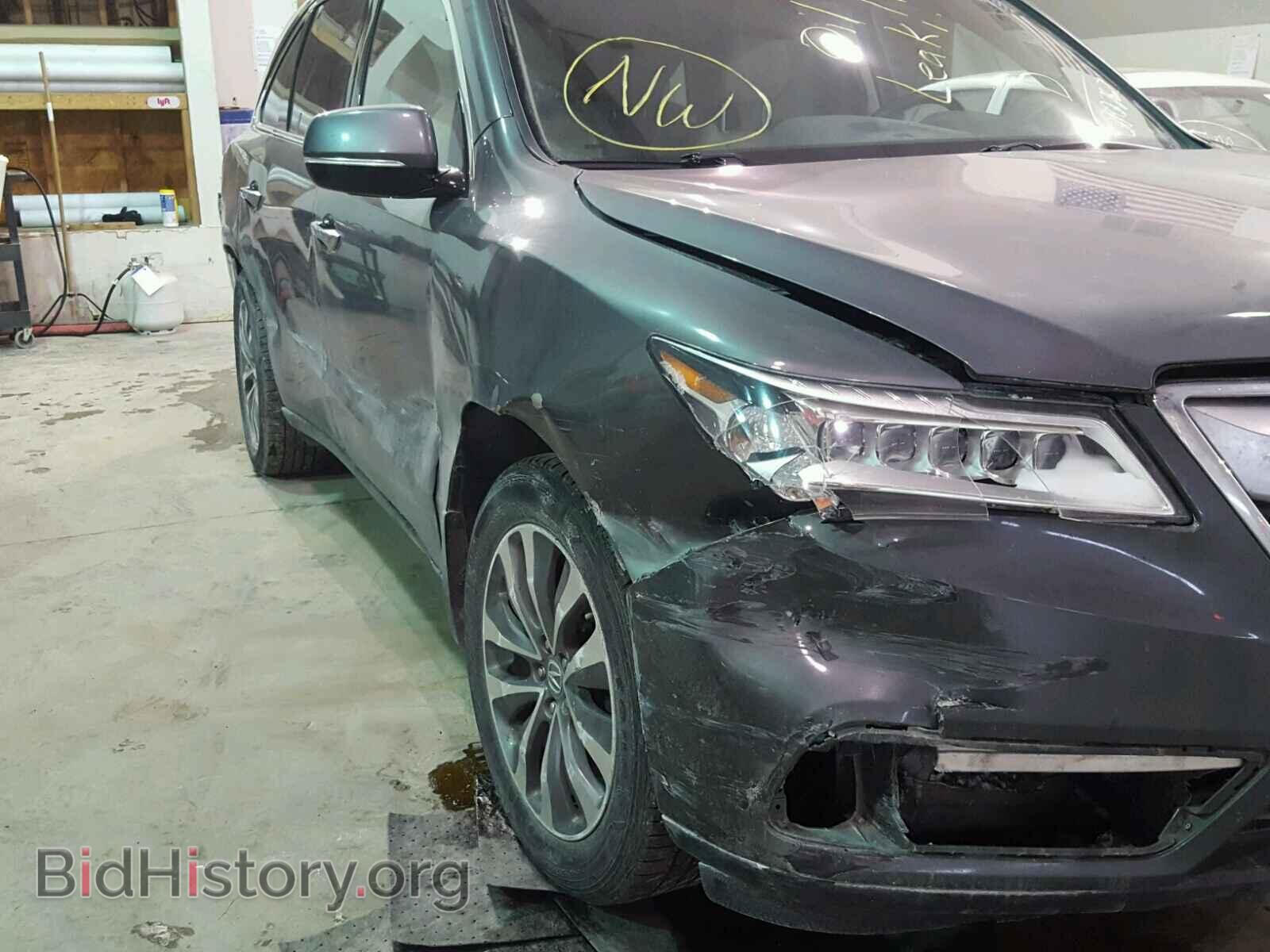 2014 ACURA MDX - VIN: 5FRYD4H43EB010762 - Фото 9