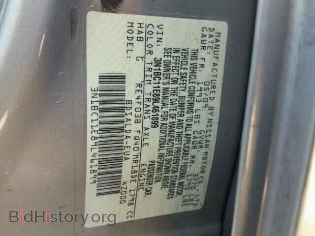 2009 NISSAN VERSA - VIN: 3N1BC11E89L461899 - Фото 10
