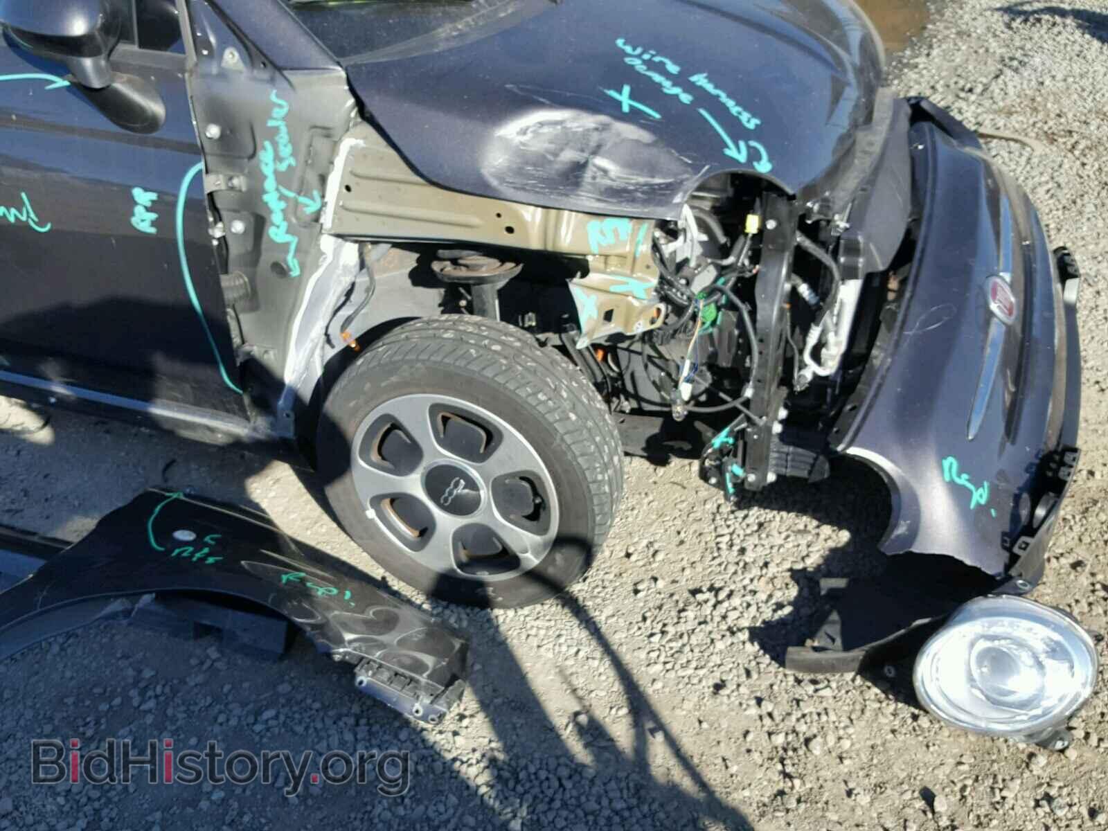 2015 FIAT 500 - VIN: 3C3CFFGE7FT695643 - Фото 9
