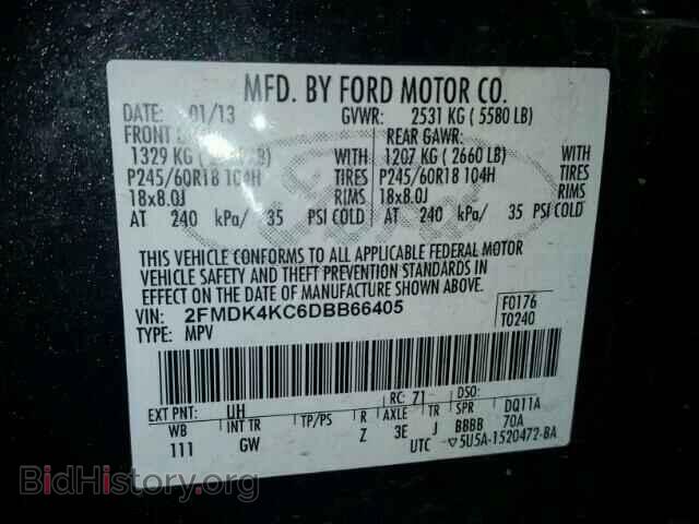 2013 FORD EDGE - VIN: 2FMDK4KC6DBB66405 - Photo 10