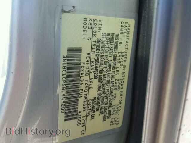 2011 NISSAN VERSA - VIN: 3N1BC1CP5BL449200 - Фото 10