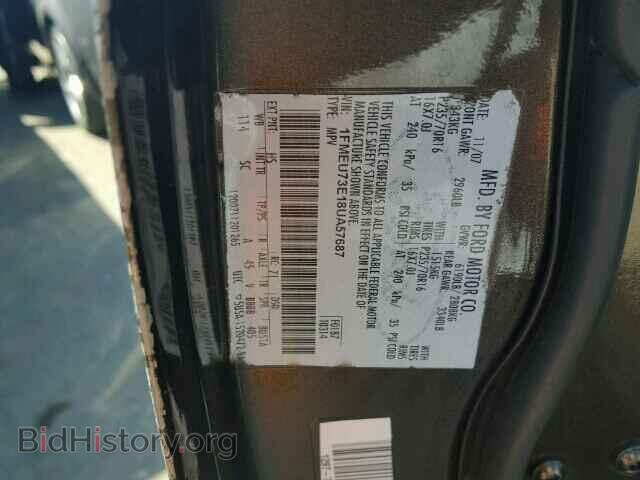 2008 FORD EXPLORER - VIN: 1FMEU73E18UA57687 - Photo 10