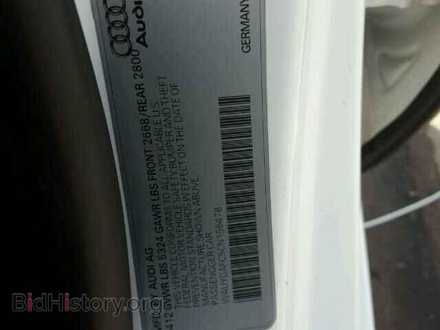 2012 AUDI A7 - VIN: WAUYGAFC5CN156478 - Фото 10