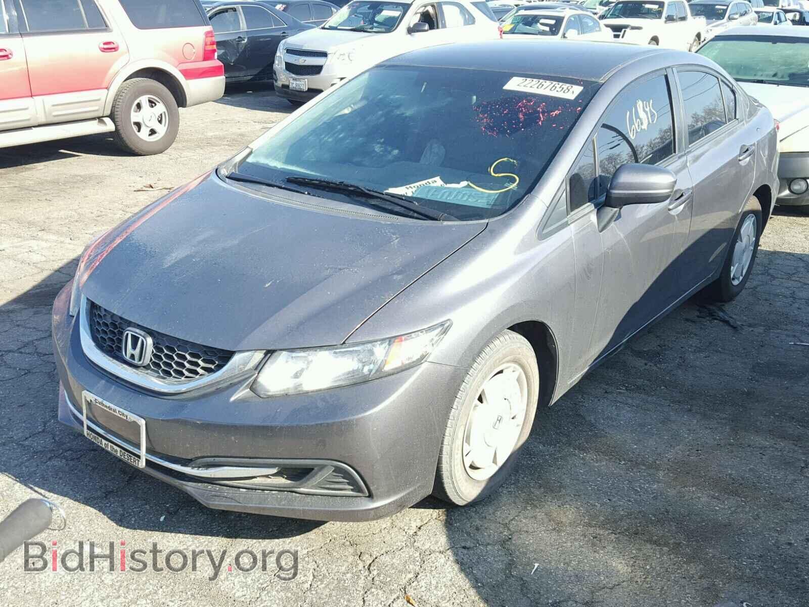 2014 HONDA CIVIC - VIN: 2HGFB2F63EH544430 - Фото 2