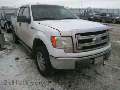 2013 Ford F150 F150 Super, белый — VIN 1FTFX1EF8DFD85688, Copart