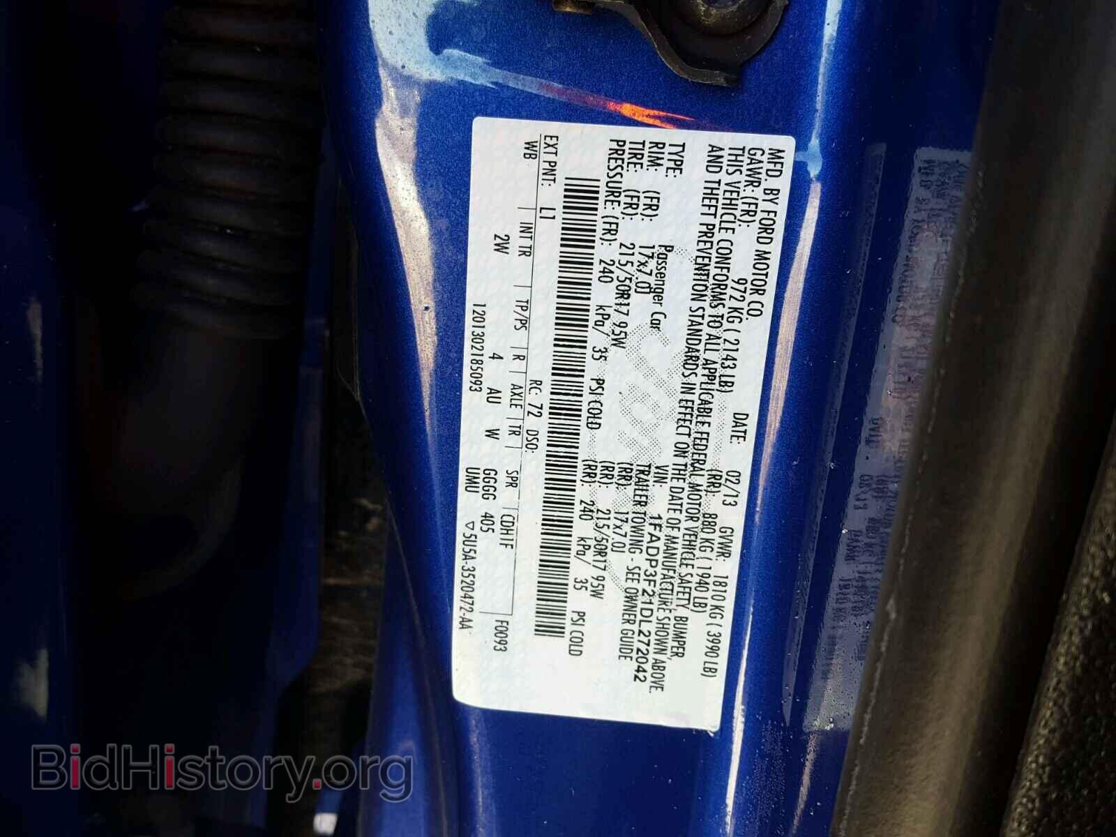 2013 FORD FOCUS - VIN: 1FADP3F21DL272042 - Photo 10