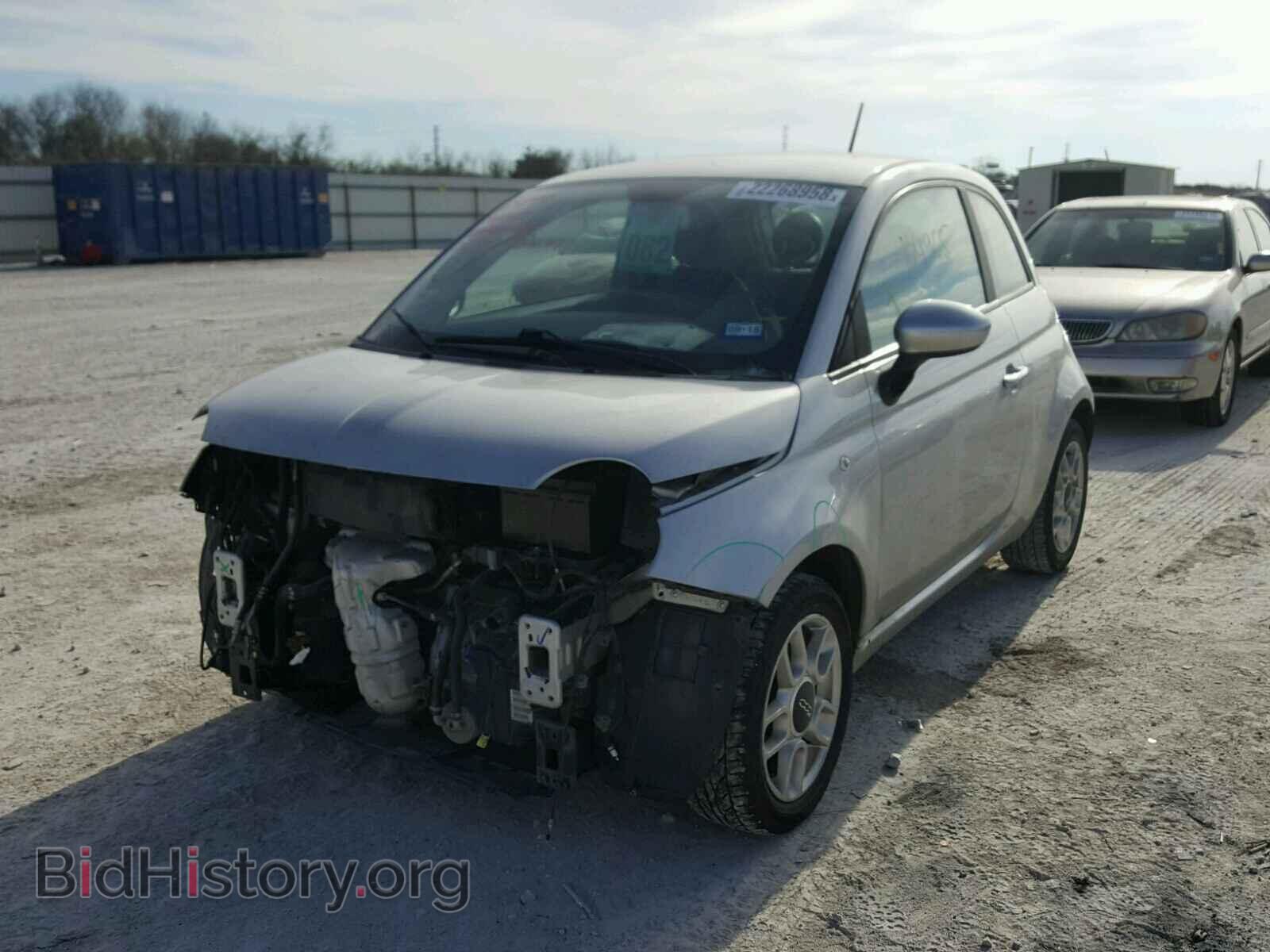2012 FIAT 500 - VIN: 3C3CFFAR7CT123933 - Фото 2