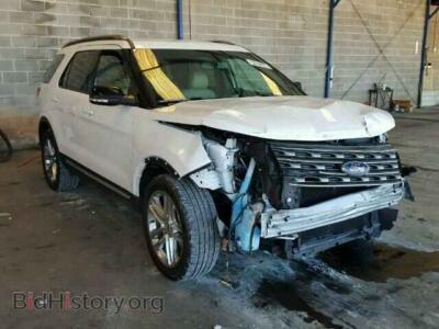 2016 Ford EXPLORER Explorer X, white — VIN 1FM5K7D86GGB83815, Copart