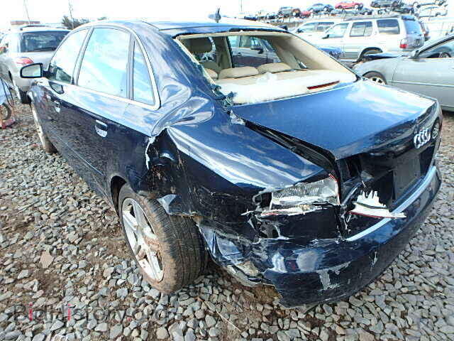 2007 AUDI A4 - VIN: WAUDF78E47A093289 - Photo 3