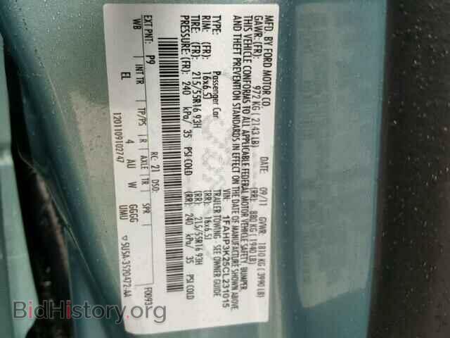 2012 FORD FOCUS - VIN: 1FAHP3K25CL231015 - Photo 10