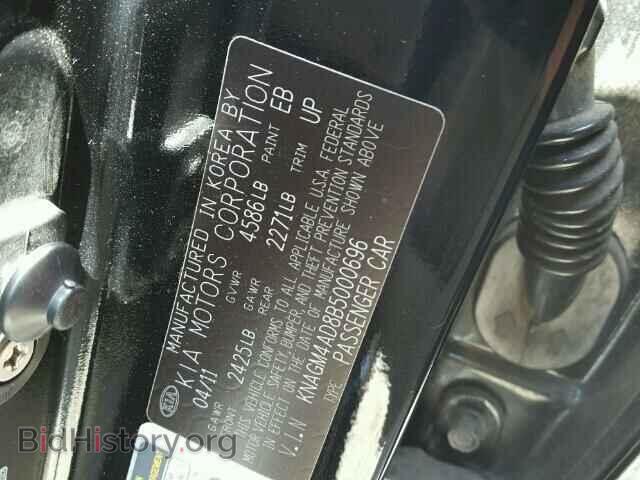 2011 KIA OPTIMA - VIN: KNAGM4AD8B5000696 - Фото 10