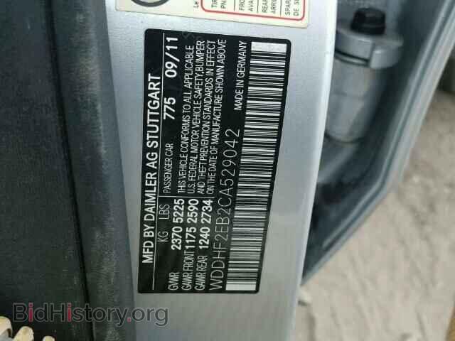 2012 MERCEDES-BENZ E350 - VIN: WDDHF2EB2CA529042 - Фото 10
