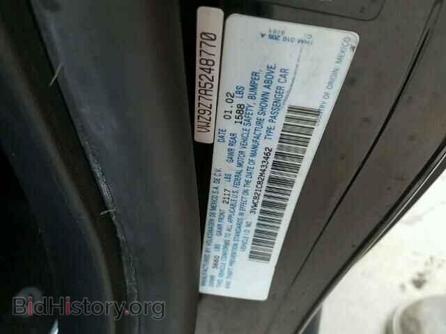 2002 VOLKSWAGEN BEETLE - VIN: 3VWCB21C82M433462 - Фото 10