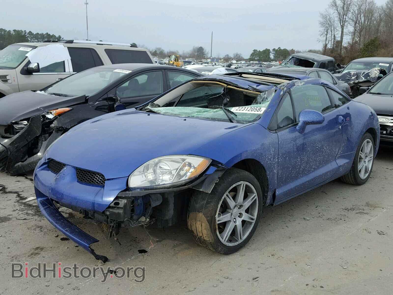 2006 MITSUBISHI ECLIPSE - VIN: 4A3AK34T46E011449 - Фото 2