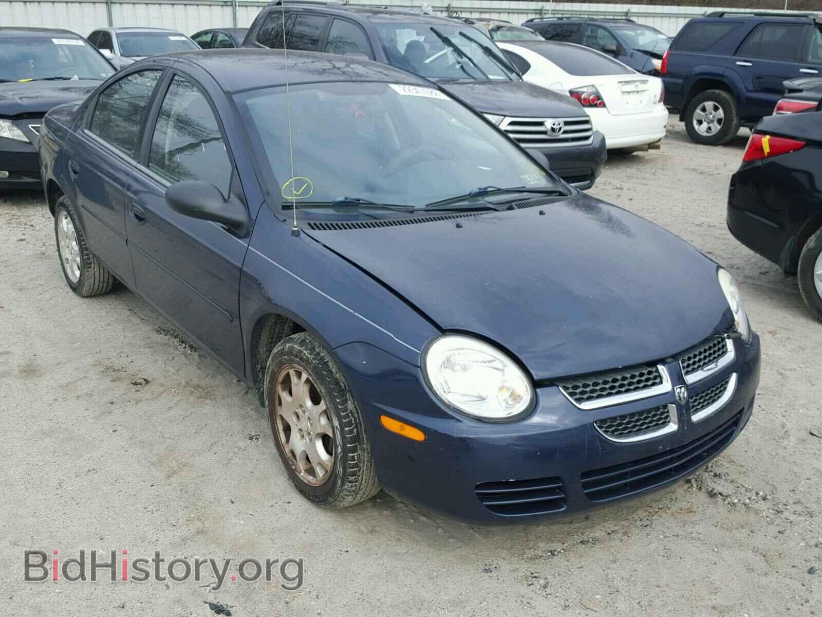 Фотография 1B3ES56C75D110821 - DODGE NEON 2005