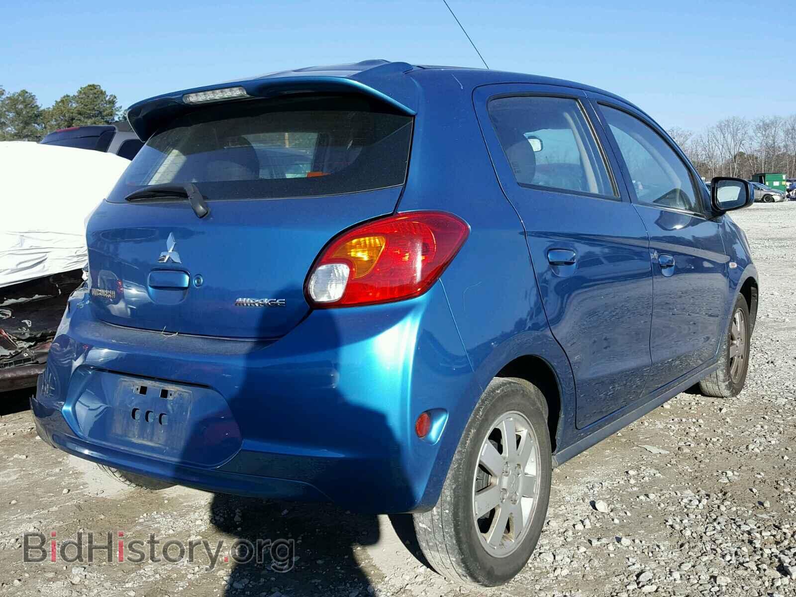 2014 MITSUBISHI MIRAGE - VIN: ML32A4HJ4EH016370 - Фото 4