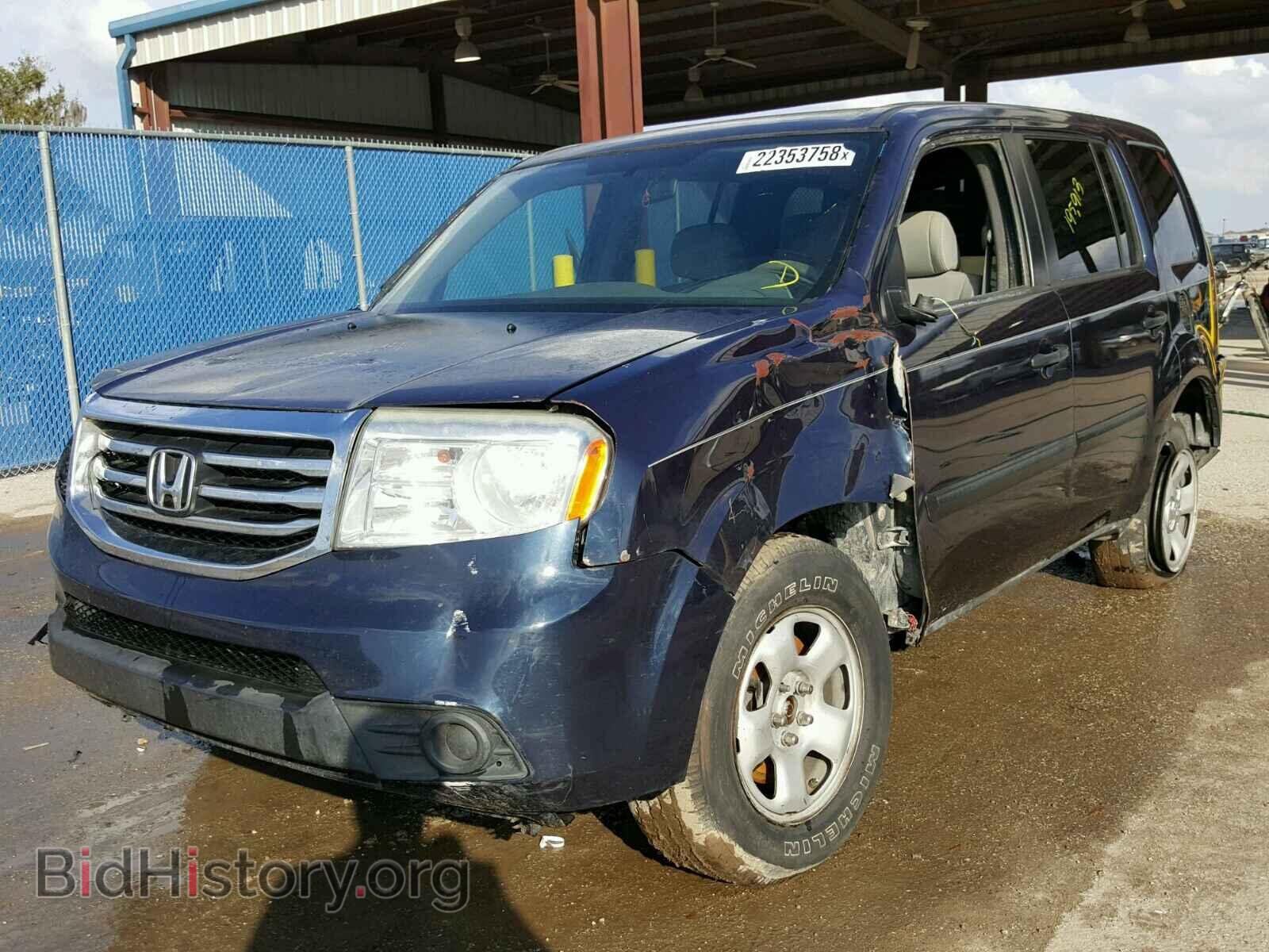 2012 HONDA PILOT - VIN: 5FNYF4H23CB005486 - Фото 2