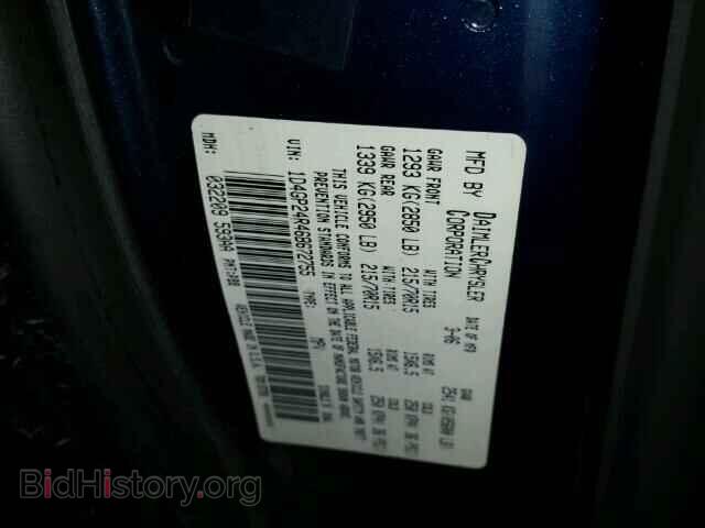 2006 DODGE CARAVAN - VIN: 1D4GP24R46B672755 - Фото 10