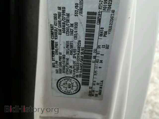 2000 FORD ECONOLINE - VIN: 1FBSS31S3YHA48226 - Photo 10