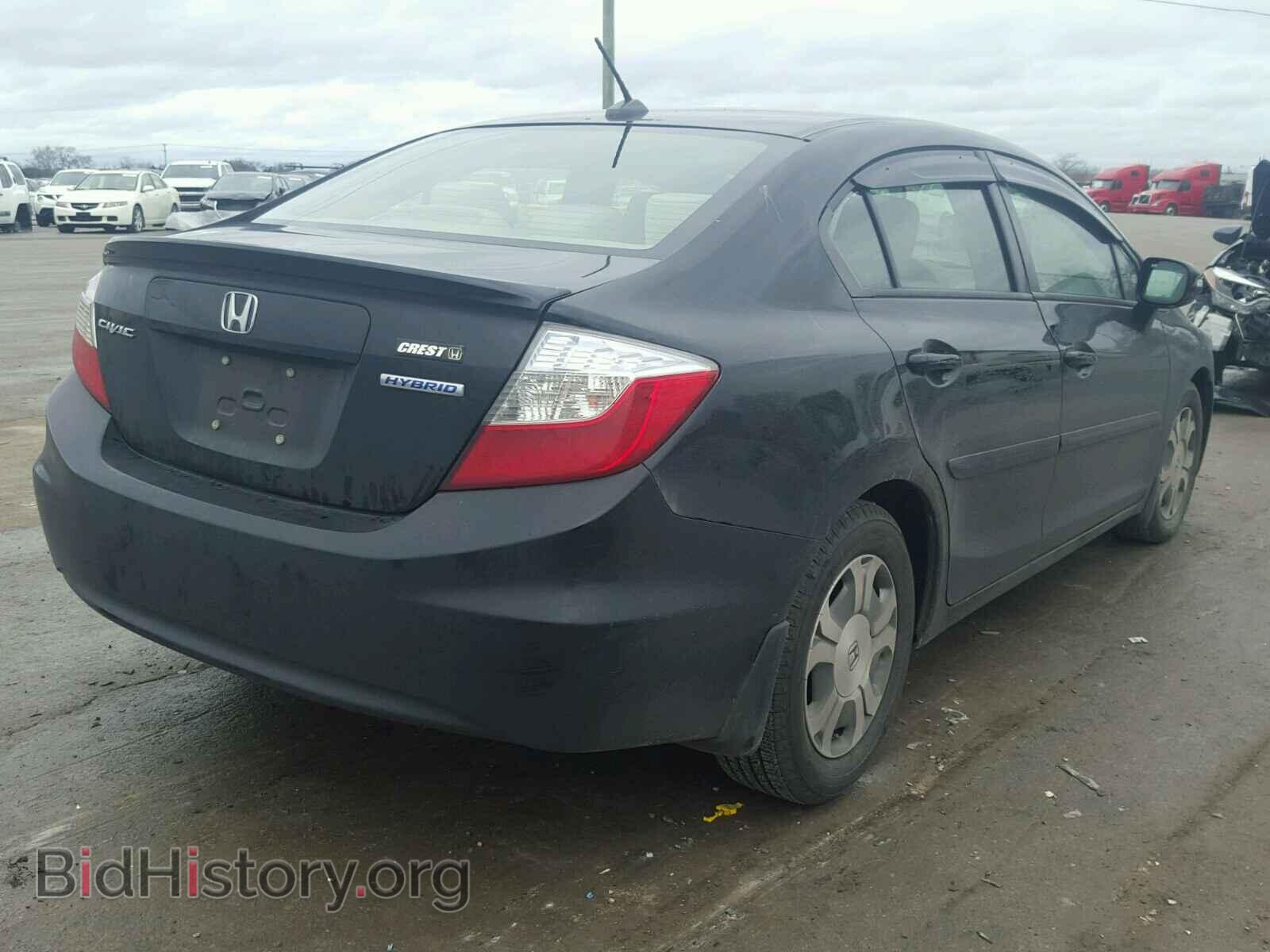 2012 HONDA CIVIC - VIN: JHMFB4F21CS003050 - Фото 4