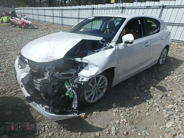 2012 LEXUS CT 200 - VIN: JTHKD5BH6C2055878 - Фото 2