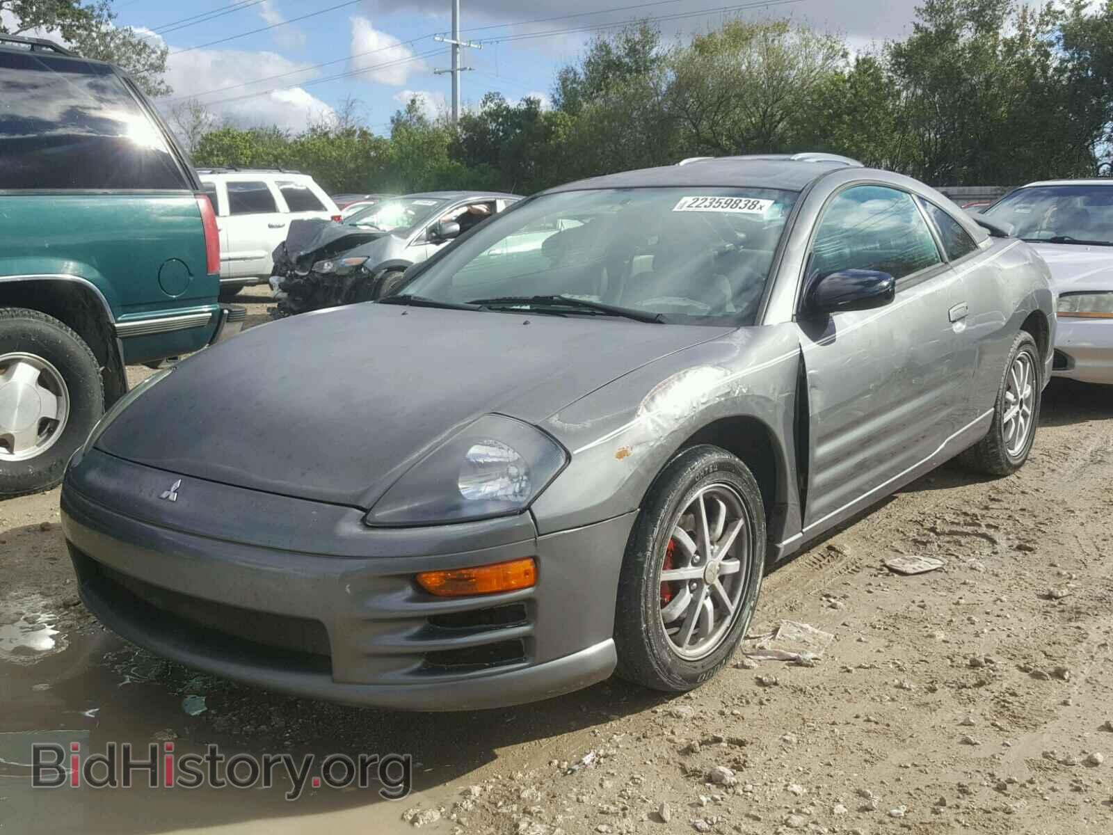 2002 MITSUBISHI ECLIPSE - VIN: 4A3AC44G92E076085 - Фото 2