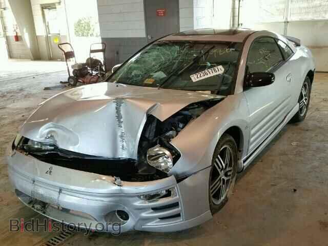 2004 MITSUBISHI ECLIPSE - VIN: 4A3AC74H64E034146 - Фото 2