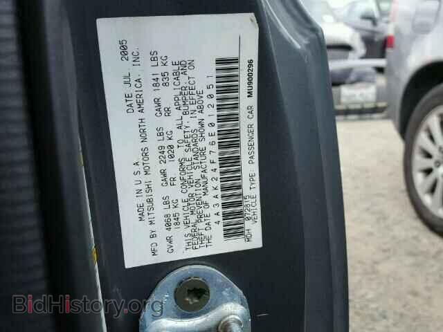 2006 MITSUBISHI ECLIPSE - VIN: 4A3AK24F76E012051 - Фото 10