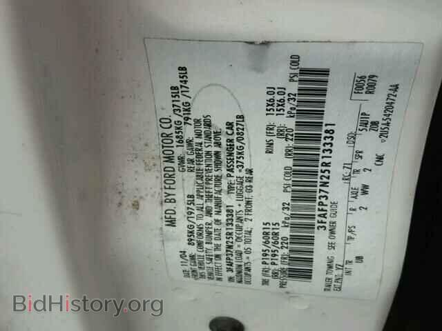 2005 FORD FOCUS - VIN: 3FAFP37N25R133381 - Фото 10