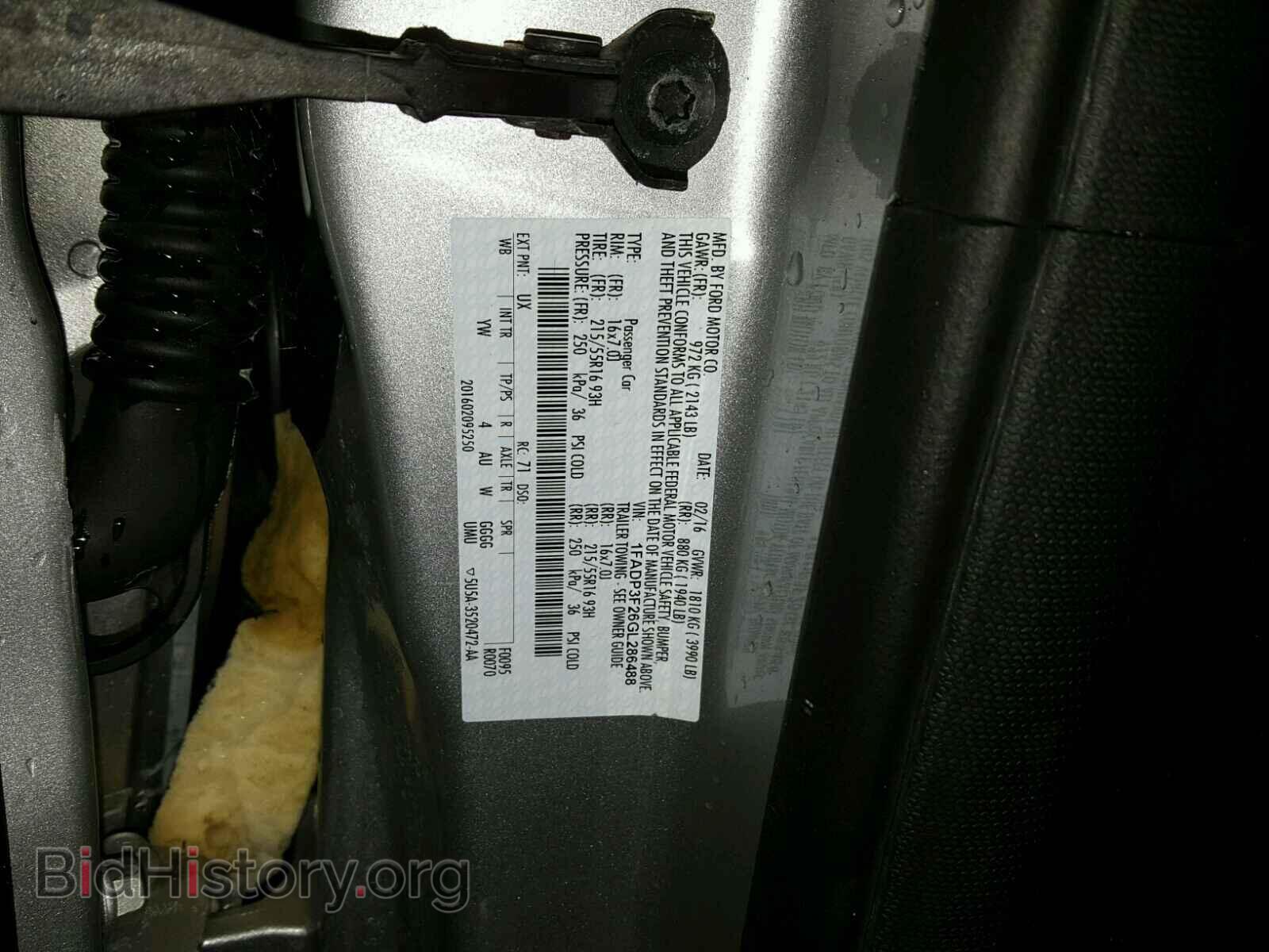 2016 FORD FOCUS - VIN: 1FADP3F26GL286488 - Photo 10