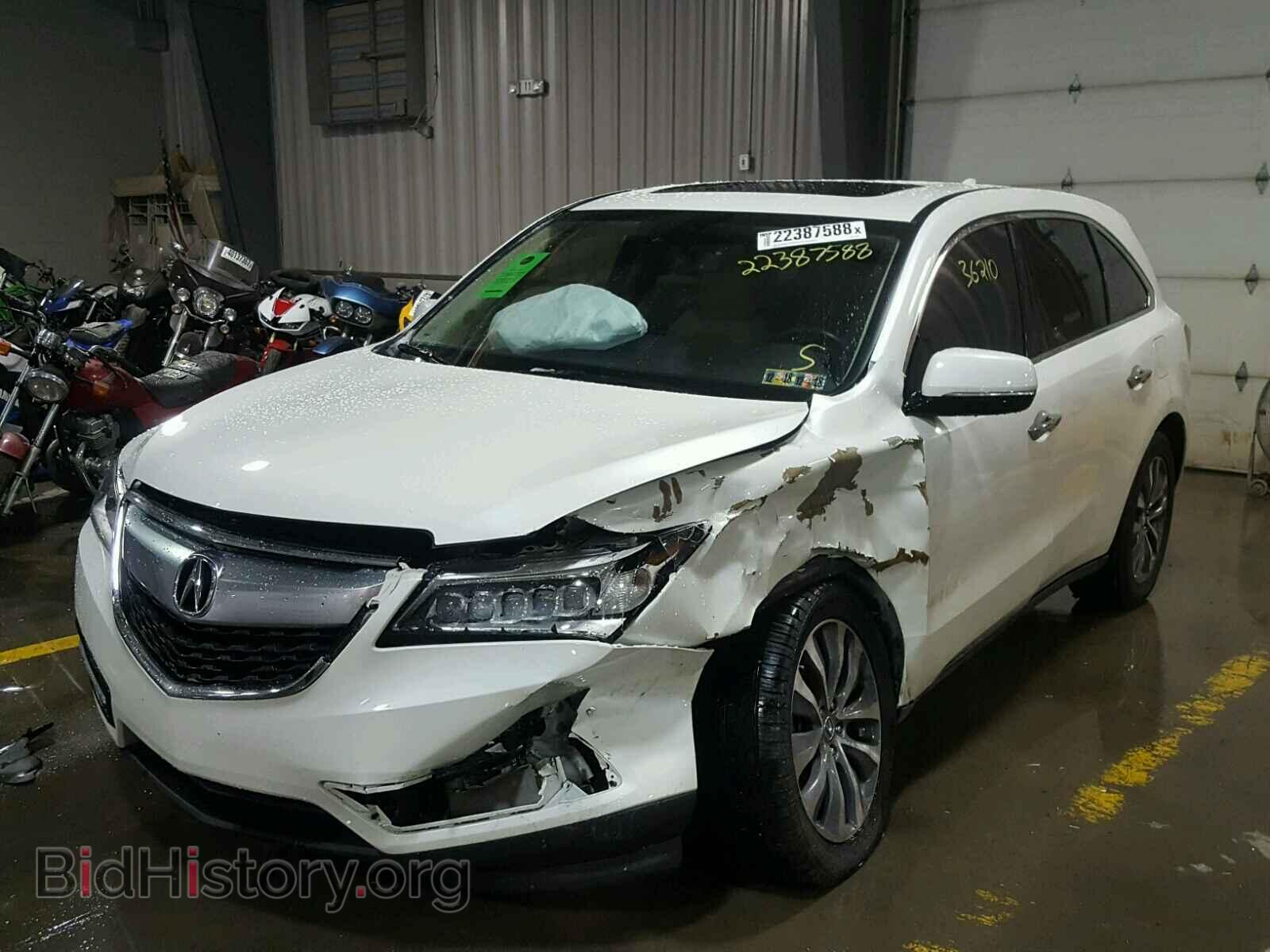 2015 ACURA MDX - VIN: 5FRYD4H47FB024357 - Фото 2